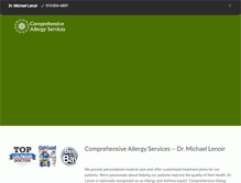 Tablet Screenshot of drlenoir.com